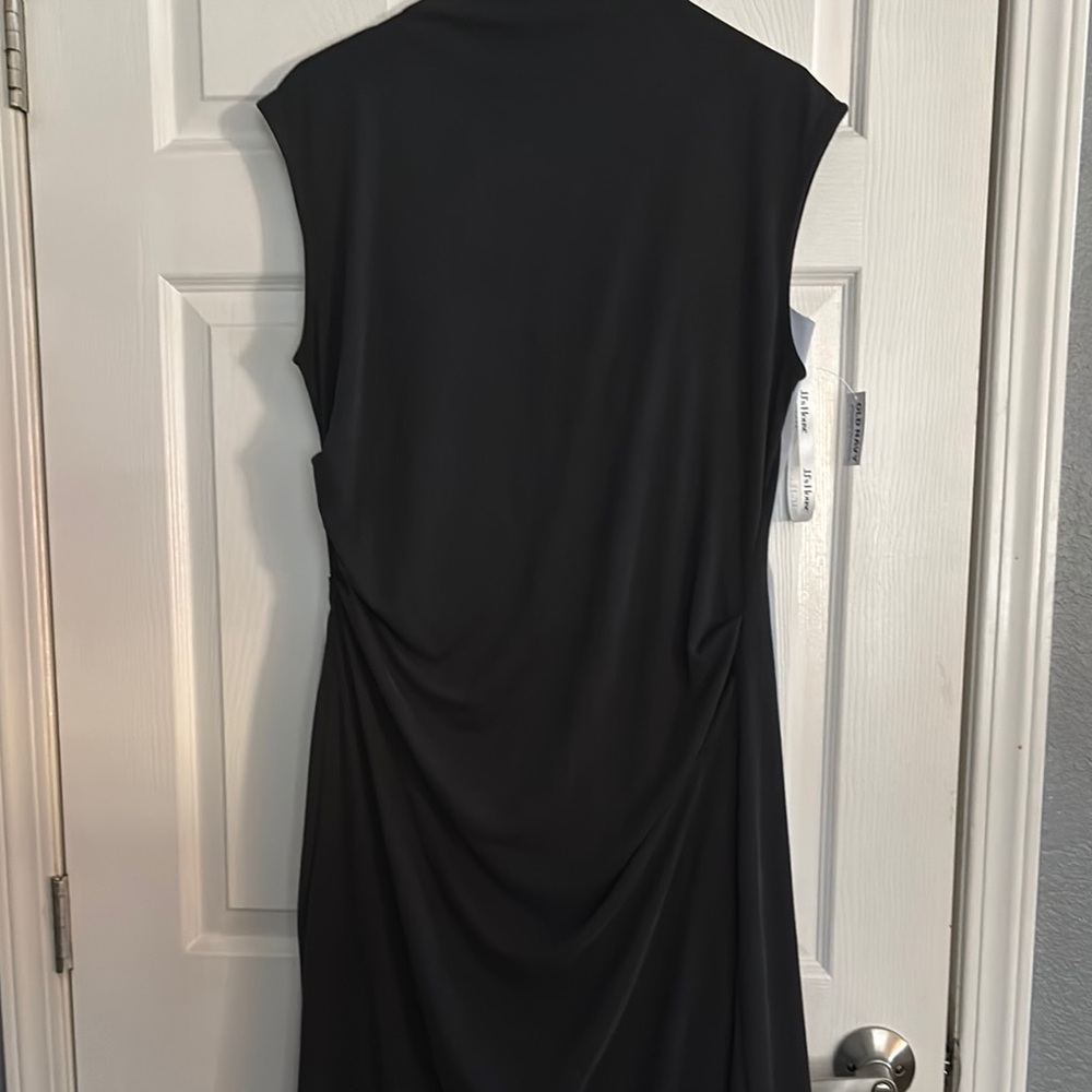 Black Sleeveless Ruched Sheath Dress for Night Out